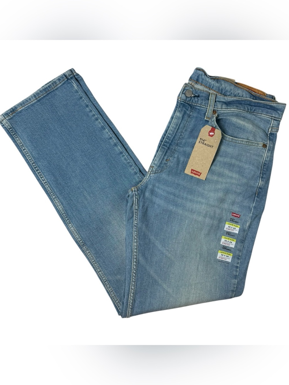 Levi’s 514 Straight Flex Stretch Jeans NWT 36x34